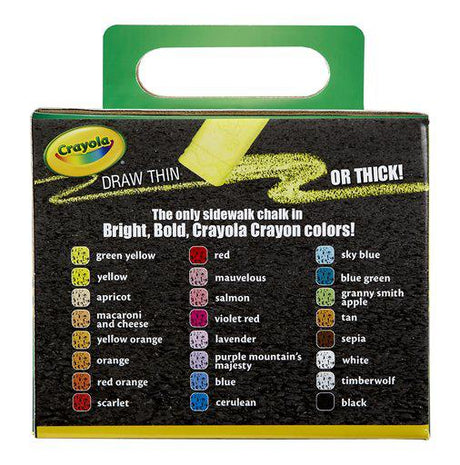 Crayola Washable Sidewalk Chalk 24 Count