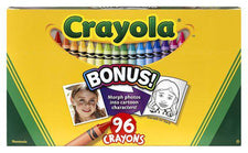 Crayola 96 Count Crayons Hinged Top Box