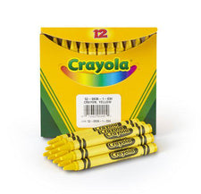 Crayola Bulk Yellow Crayons, 12 Count