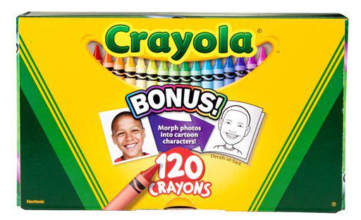 Non Peggable Crayons 120Count