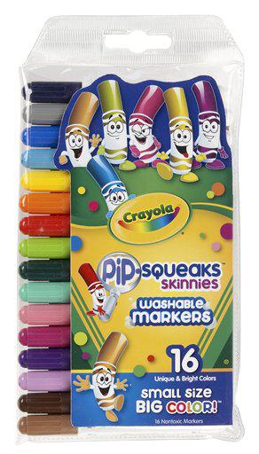 16 Count Pip Squeaks Skinnies Markers