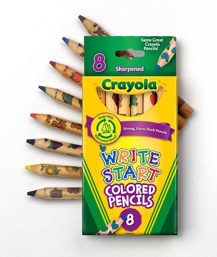 Crayola Write Start 8 Count Colored Pencils
