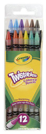 Crayola Twistables 12 Count Colored Pencils