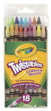 Crayola Twistables 18 Count Colored Pencils