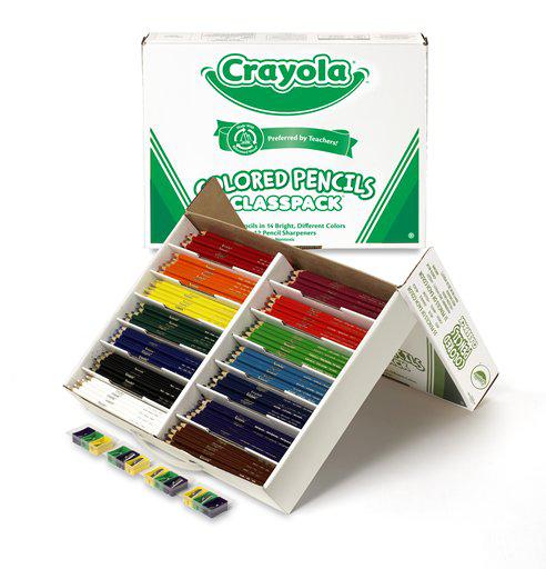 Crayola Colored Pencils 462 Count Classpack 14 Colors