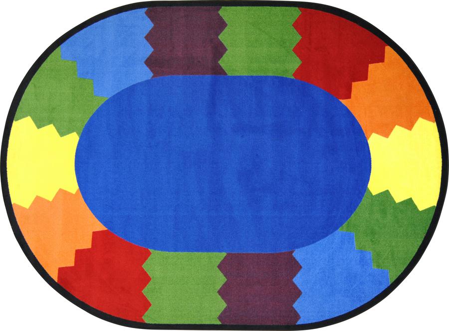 Block Party© Classroom Rug, 5'4"  Round