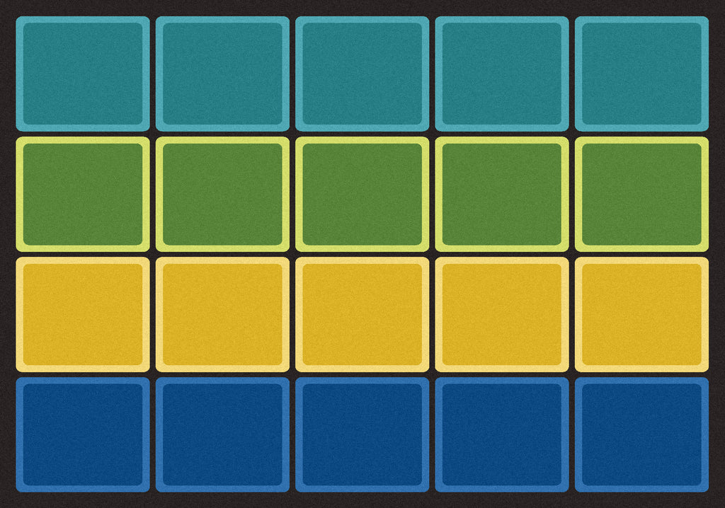 Blocks Abound© Earthtone Classroom Rug, 5'4" x 7'8" Rectangle