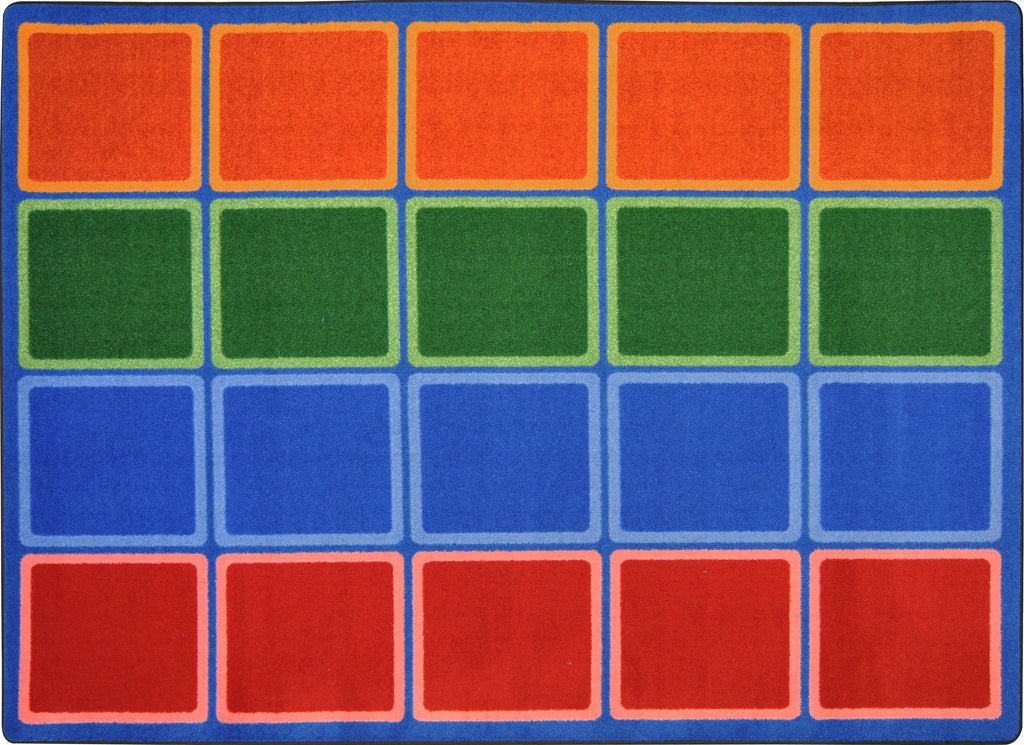 Blocks Abound© Primary Classroom Rug, 5'4" x 7'8" Rectangle