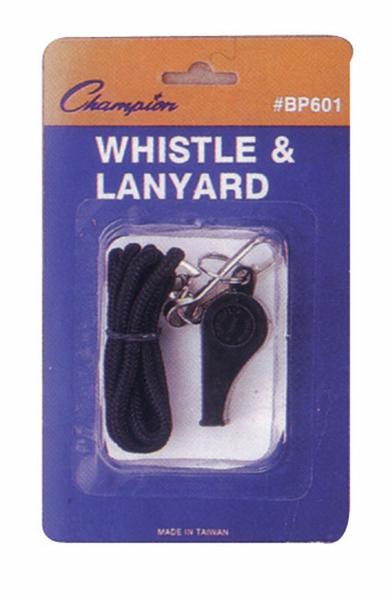 Plastic Whistle And Lanyard Set