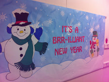 "It's a BRR-illiant New Year" - New Years Bulletin Board Idea