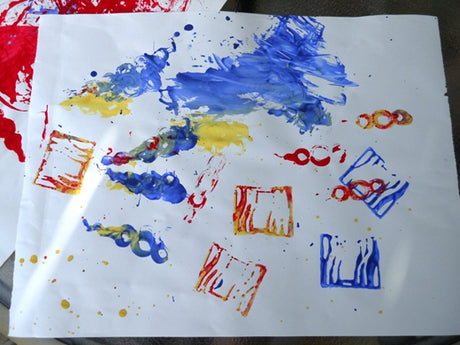 Painting with Bubble Wands