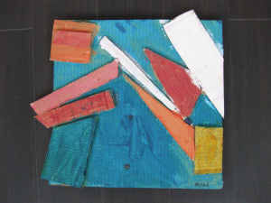 Simple Cardboard Collages for Kinders