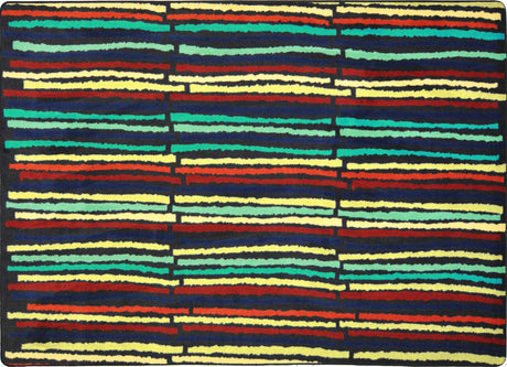 Cascade© Classroom Rug, 3'10" x 5'4" Rectangle Multi