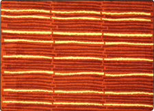 Cascade© Classroom Rug, 5'4" x 7'8" Rectangle Orange