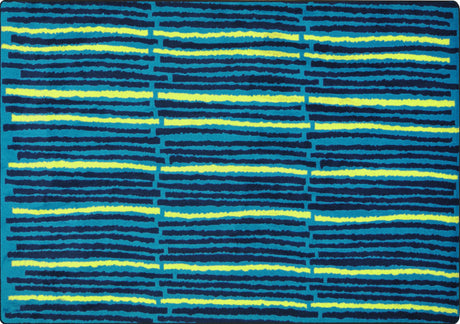 Cascade© Classroom Rug, 5'4" x 7'8" Rectangle Teal