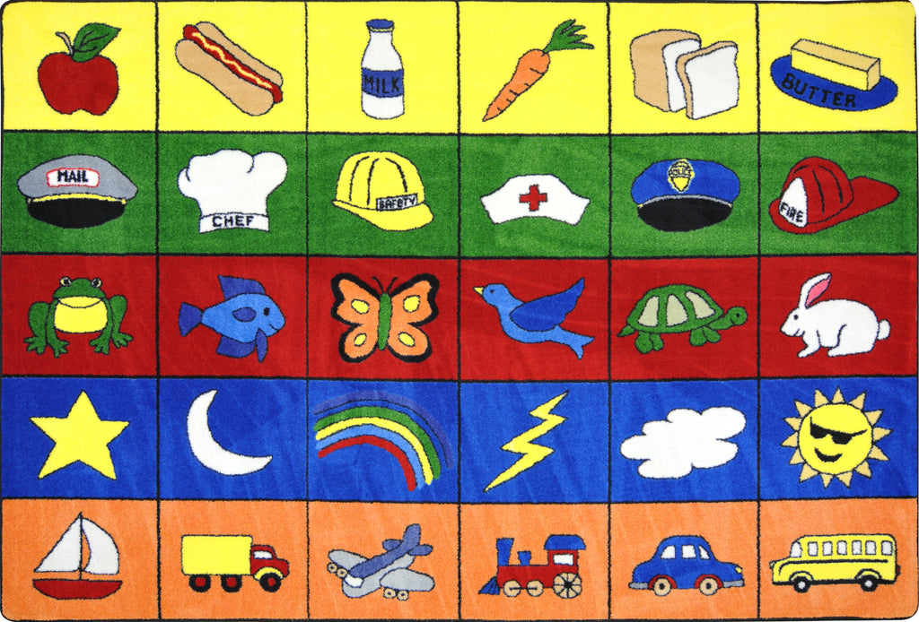 Categories© Classroom Circle Time Rug, 7'8" x 10'9" Rectangle