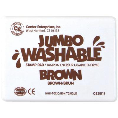 Jumbo Washable Stamp Pad - Brown