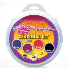Jumbo Washable Paint/Ink Stamp Pad-Seasonal Kit