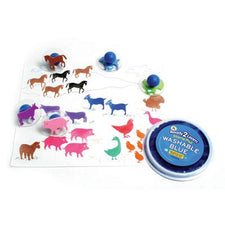 Ready2Learn™  Giant Farm Animals Stamps (10)          