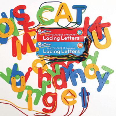 Ready2Learn™ Uppercase & Lowercase Lacing Alphabets