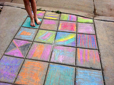 Sidewalk - Chalk - Story Quilt