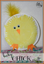 Simple Baby Chick Craft for Easter