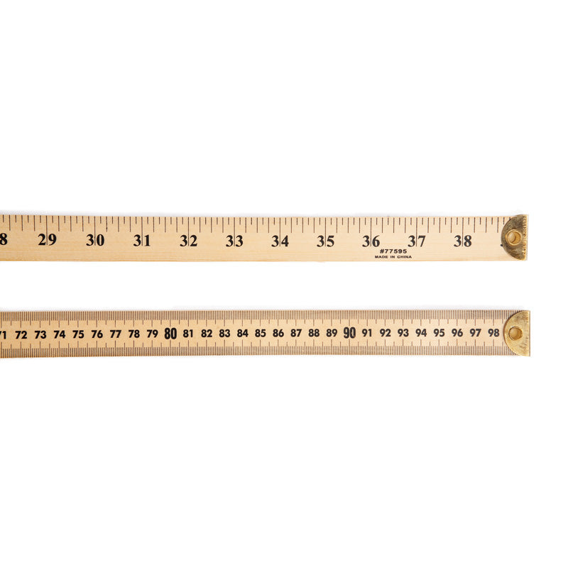 Meter Stick with Metal End