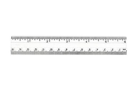 Plastic Ruler, 6" Clear