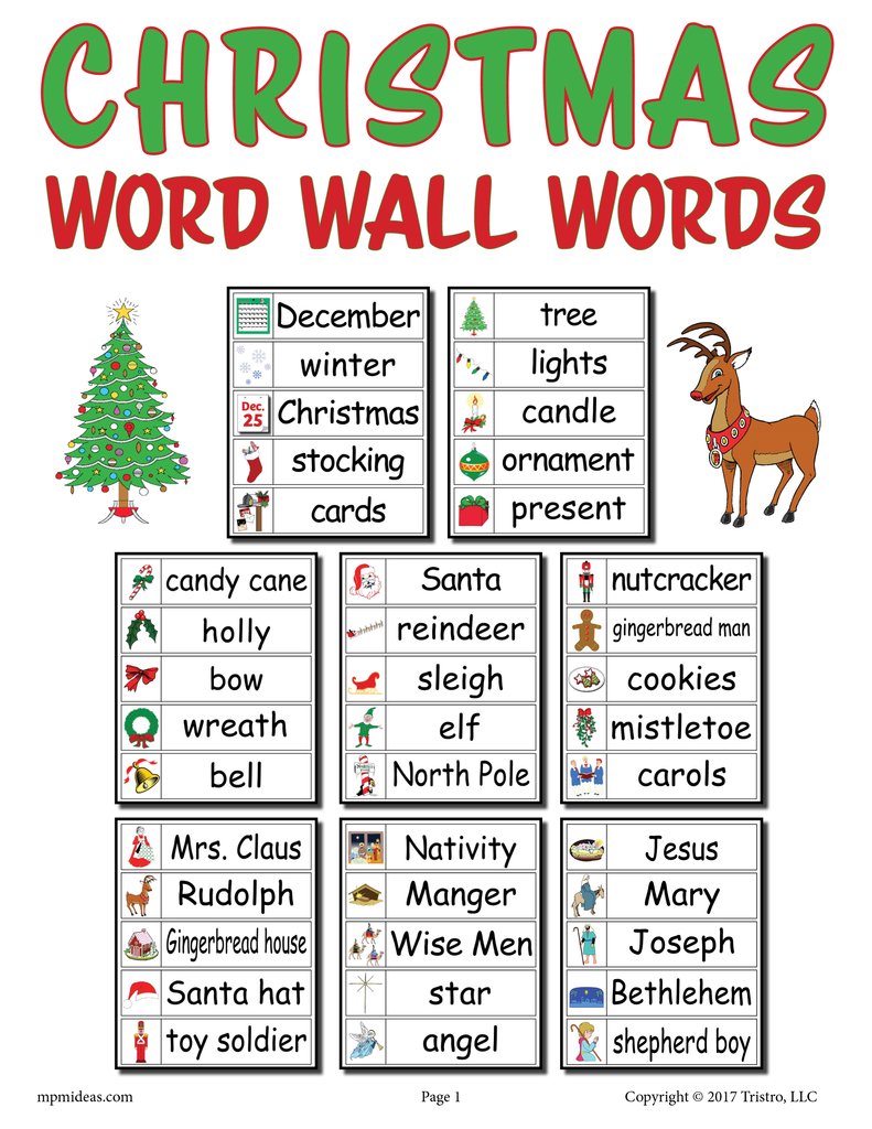 Word Walls Bundle - 170 Word Wall Words!