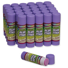 Glue Sticks, Purple .70 Oz Large