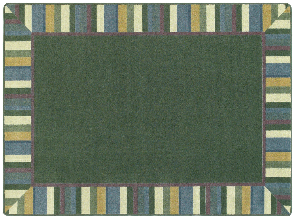Green Reading Rug Joy Carpets Clean Green© Classroom Rug, 5'4
