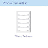 Mini Size 5 Tab Poly Index Dividers With Pockets Pack Of 5