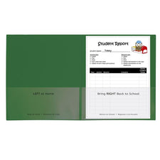 Classroom Connector School-to-Home Folders, 25 Count Green