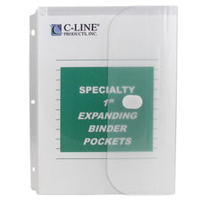 Clear Biodegradable Binder Pocket, 10Pk