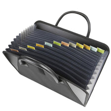 Expanding File with Handles, Black
