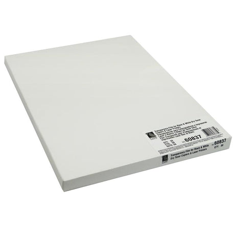 Transparency Film For Copiers And Black/White Laser Printers 50Count