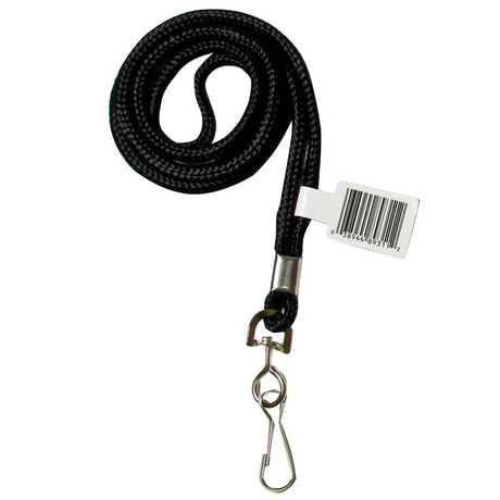 C-Line Standard Lanyard With Swivel Hook Black