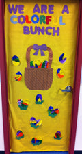 We're A Colorful Bunch - Easter Classroom Door Decoration