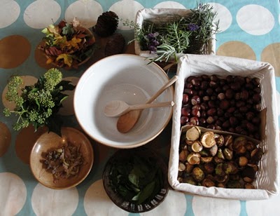 Fall Sensory Play - Cooking + Nature