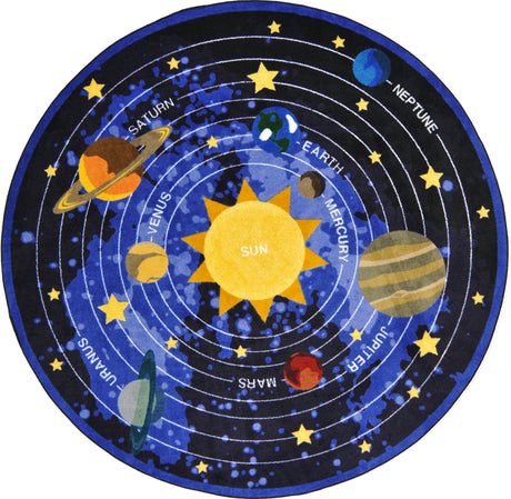 Cosmic Wonders© Classroom Rug, 5'4" x 7'8"  Oval