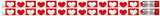 Hearts O Glitter Pencil 12Pk