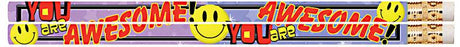 You Are Awesome 12Pk Motivational Fun Pencils