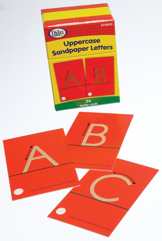 Tactile Alphabet Uppercase Sandpaper Letters