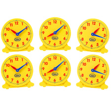 12 Hour Student Clock, Set of 6