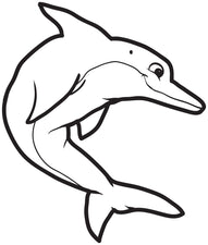 Dolphin Coloring Page #3