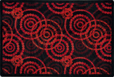 Dottie© Classroom Rug, 7'8" x 10'9" Rectangle Ruby