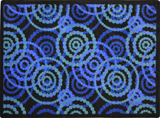 Dottie© Classroom Rug, 3'10" x 5'4" Rectangle Sapphire