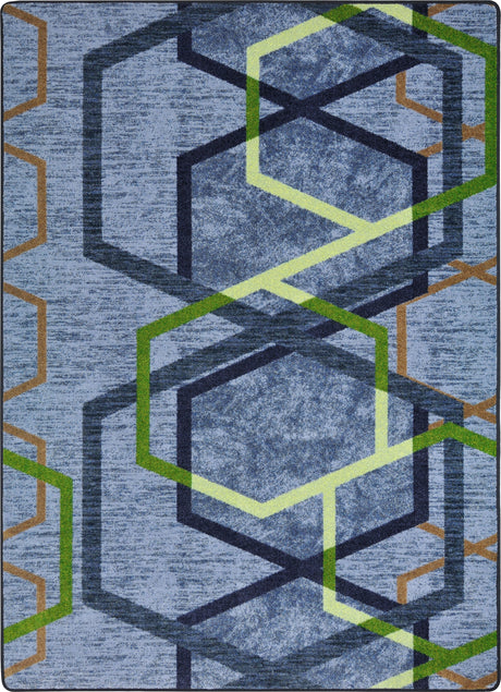 Double Helix™ Classroom Rug, 7'8" x 10'9" Rectangle
