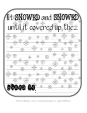 Dream Snow - Winter Prediction Activity & Printable Worksheet