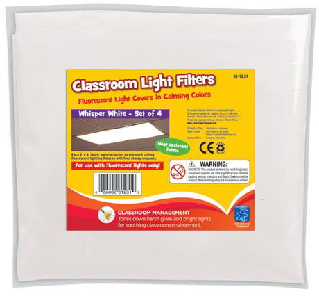 Classroom Mood Filters 4/Set Whisper White